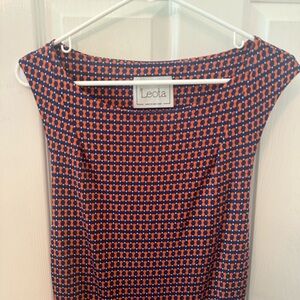 Leota Geometric Body-Con Midi Dress - Sample Sale Circa 2014
